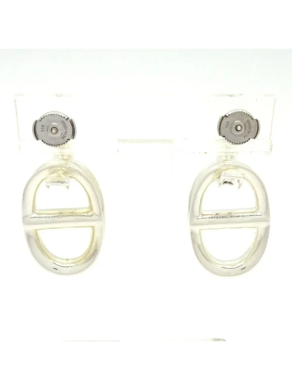 Hermes Earrings Chaine D'ancre Response GM Silver